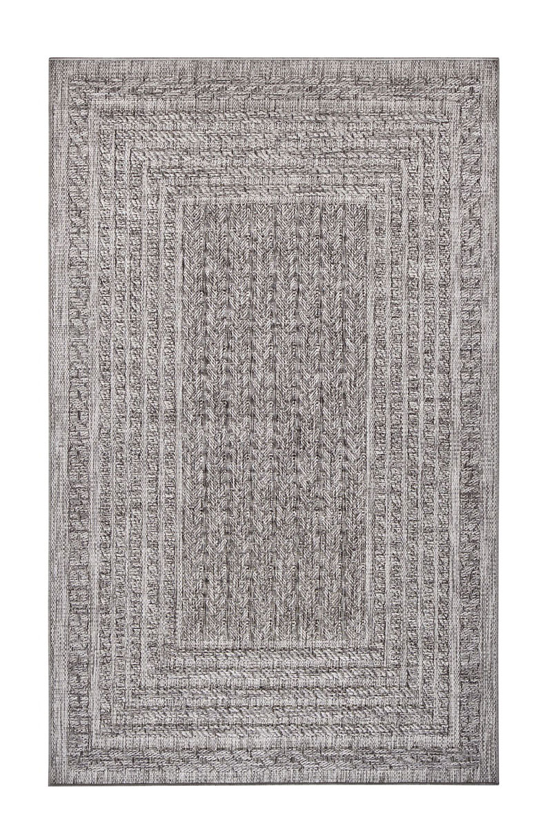Kusový koberec Northrugs Forest 103991 Light grey 80x150 cm