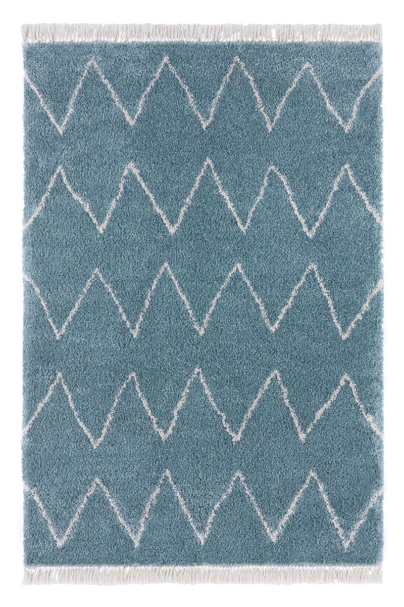 Kusový koberec Mint Rugs Desire 103319 Blue Cream 120x170 cm