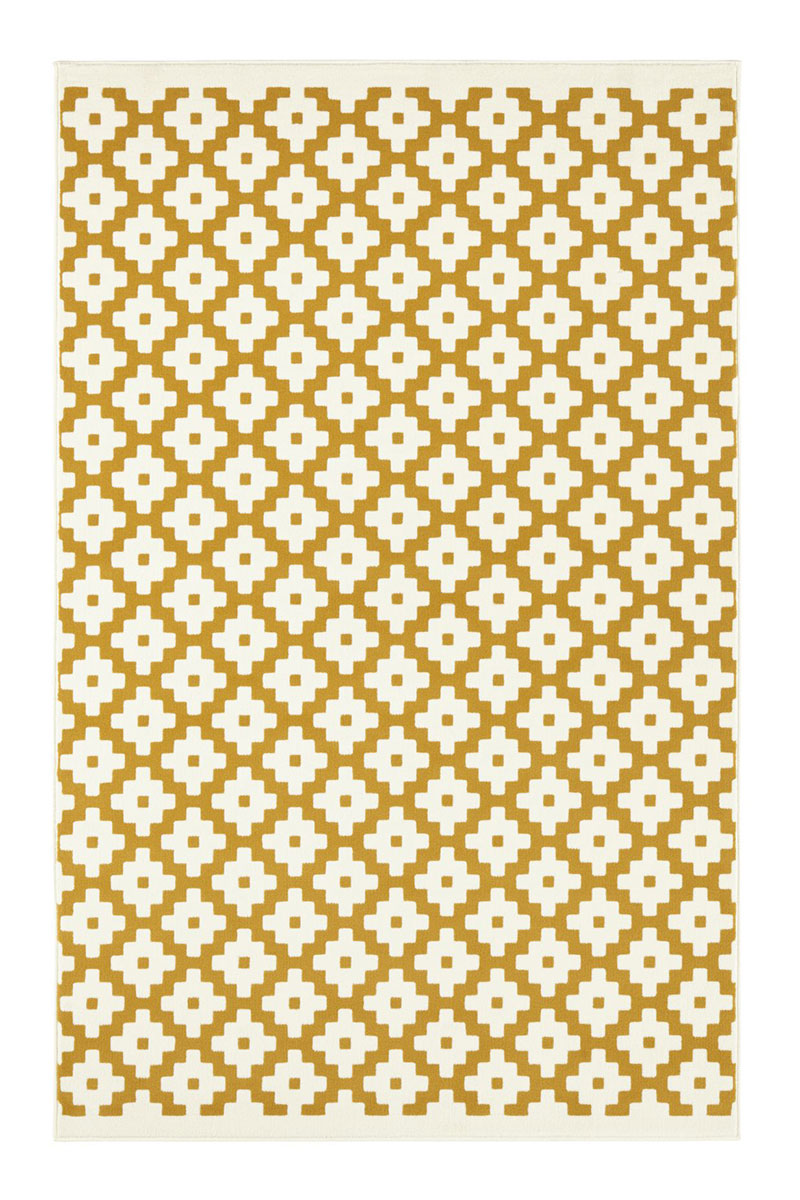 Kusový koberec Hanse Home Celebration 103450 Lattice Gold 120x170 cm