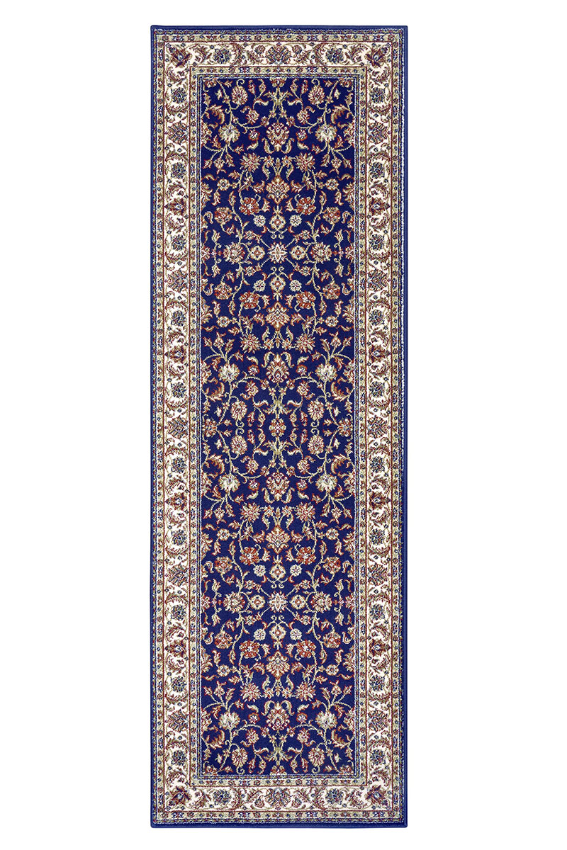 Kusový běhoun Nouristan Herat 105292 Dizi Blue Cream 80x250 cm