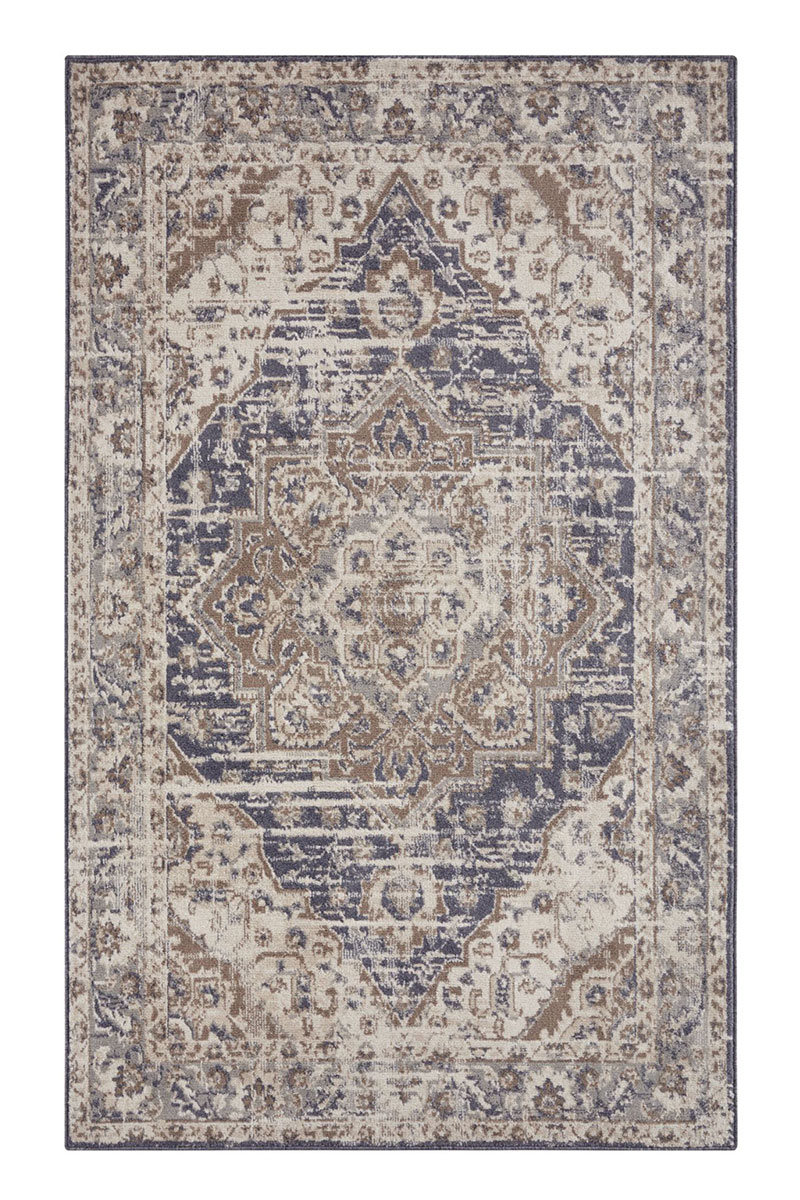 Kusový koberec Hanse Home Terrain 105595 Creme Blue 80x120 cm