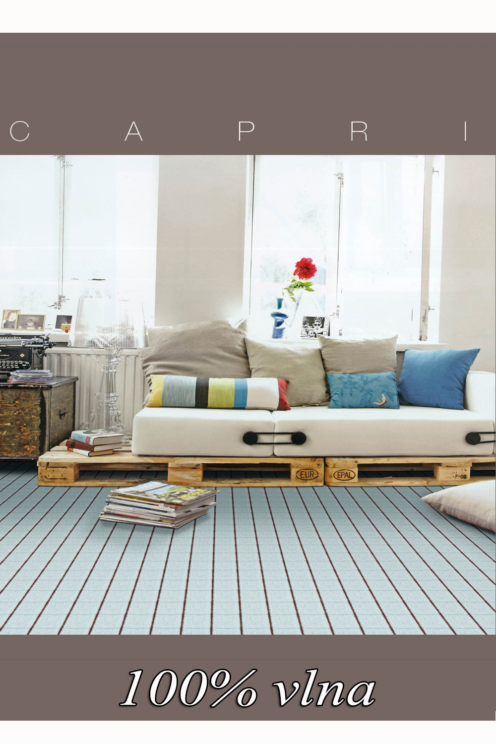 Metrážový koberec CAPRI 400 cm