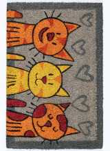 [Kokosová rohožka - 3 kočky]