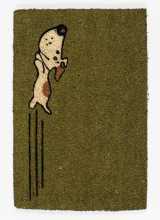 [Kokosová rohožka - zelený pes]