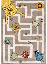 [Dětský kusový koberec Smart Kids 22303 beige]