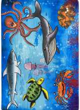[Dětský kusový koberec MOŘSKÝ SVĚT]