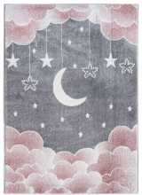 [Dětský kusový koberec Playtime 2101A Pink]