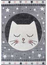 [Dětský kusový koberec Smart Kids 22412 grey]