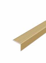 [Schodová hrana samolepící - Zlatá 24,5x20 mm]