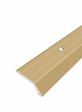 [Ukončovací profil vrtaný - Zlatý 38x10 mm]