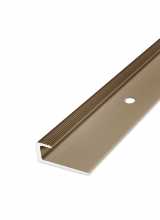 [Ukončovací profil vrtaný - Bronzový 30x10 mm]