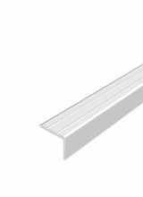 [Schodová hrana samolepící - Bílá Matná 24,5x20 mm]