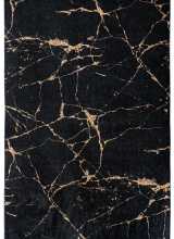 [Kusový koberec PORTE 2007 Black/Gold]