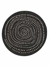 [Kusový koberec Northrugs Twin 103109 Black Cream]