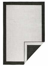 [Kusový koberec Northrugs Twin 103105 Black Cream]