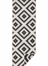 [Kusový běhoun Northrugs Twin 103129 Black Cream]