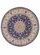 [Kusový koberec Nouristan Herat 105279 Zuhr Blue Cream kruh]