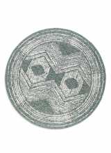 [Kruhový kusový koberec Elle Decoration Gemini 106030 Green]