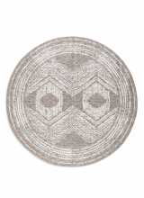 [Kruhový kusový koberec Elle Decoration Gemini 106031 Linen]