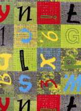 [Dětský metrážový koberec Alphabet 212 - Zbytek 298x400 cm]