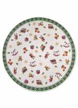 [Kruhový kusový koberec Villeroy & Boch Toy´s Delight 106193 Green Multicolour, bez vlasu]