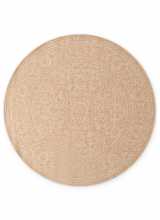 [Kruhový kusový koberec Northrugs Duet 106250 Jute White]