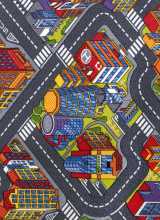 [Dětský metrážový koberec Big City 97 - Zbytek 100x400 cm]