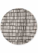 [Kruhový kusový koberec Ted Baker Haringey 106387 Black White]