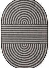 [Kusový koberec Ted Baker Haringey 106392 Black White - ovál]