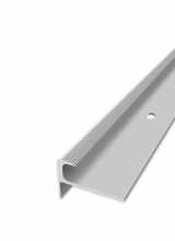 [Schodový profil vrtaný - Stříbrný Matný 30x17 mm]