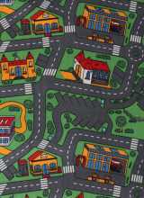 [Dětský metrážový koberec City Life 158 / TOWER]