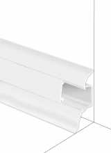 [Podlahová lišta Döllken W117 - Bílá - délka 250 cm]