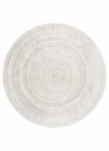 [Kruhový kusový koberec Hanse Home Jute Braided 106321 White]