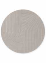[Kruhový kusový koberec Vikosa Arcura 106270 Light Grey]