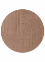 [Kruhový kusový koberec Vikosa Arcura 106300 Beige]