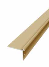 [Schodová hrana vrtaná - Zlatá 40x30 mm]