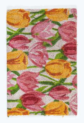 Kokosová rohožka - tulipány