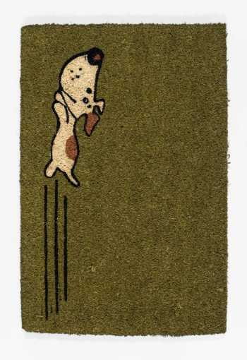 Kokosová rohožka - zelený pes