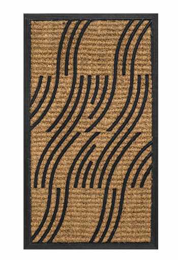 Kokosovo-gumová rohožka - vlnky