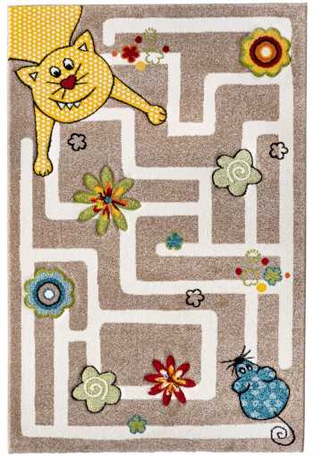 Dětský kusový koberec Smart Kids 22303 beige