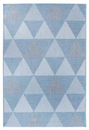Kusový koberec Flat 21132 Ivory Silver/Light Blue