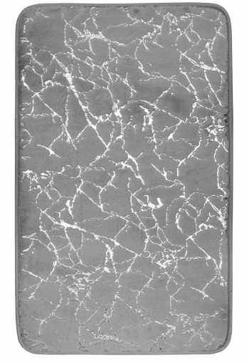 Koupelnová předložka RABBIT SHINE stříbrná