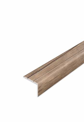 Schodová hrana samolepící - Ořech Prisca 24,5x20 mm