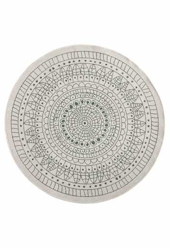 Kusový koberec Northrugs Twin 103103 Green Cream