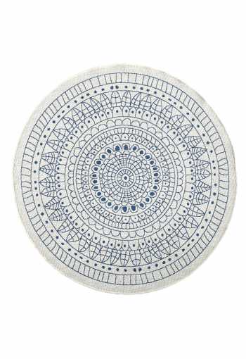 Kusový koberec Northrugs Twin 103104 Blue Cream