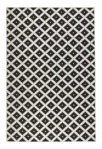 Kusový koberec Northrugs Twin 103124 Black Cream