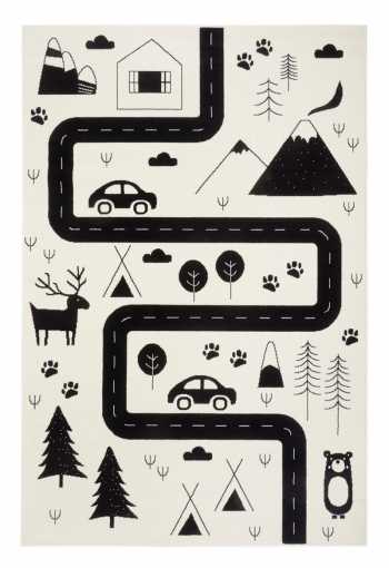 Dětský kusový koberec Hanse Home Adventures 104564 Cream Black