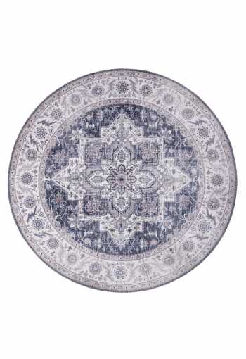 Kusový koberec Nouristan Asmar 104003 Mauve pink kruh