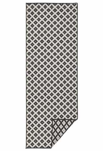 Kusový běhoun Northrugs Twin 103124 Black Cream