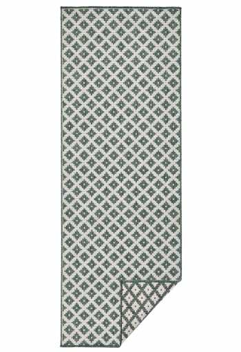 Kusový běhoun Northrugs Twin 103125 Green Cream